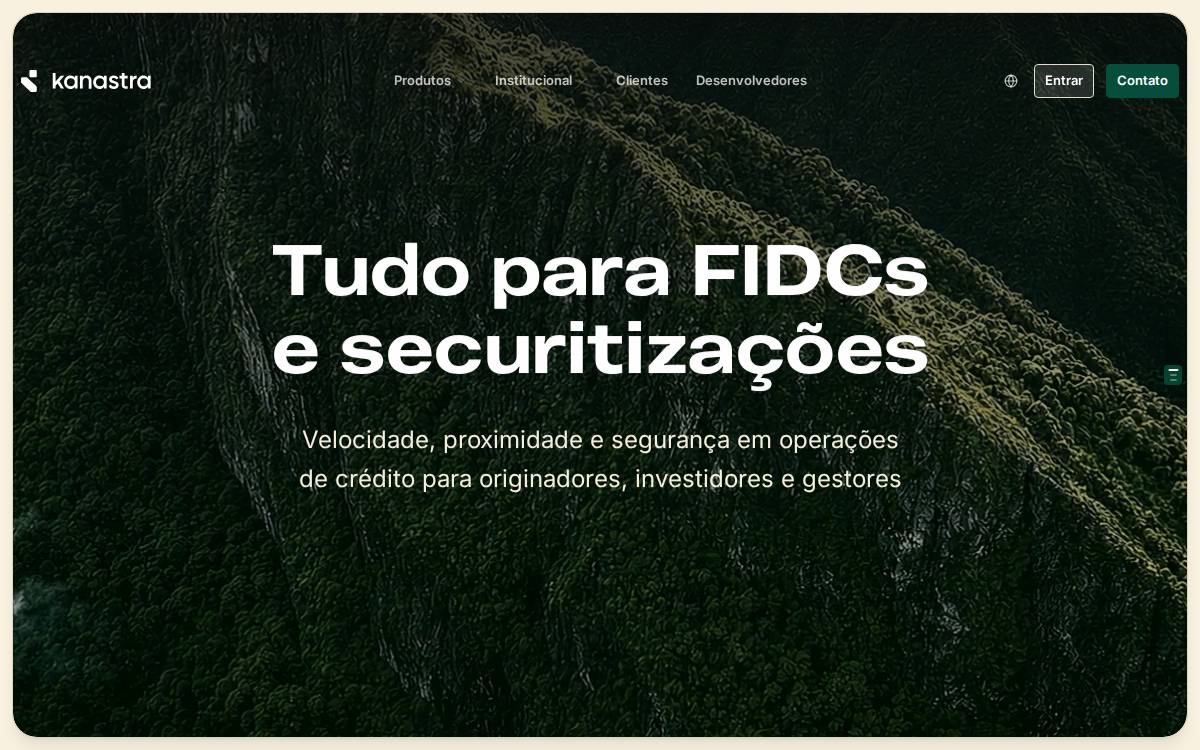 Kanastra website preview
