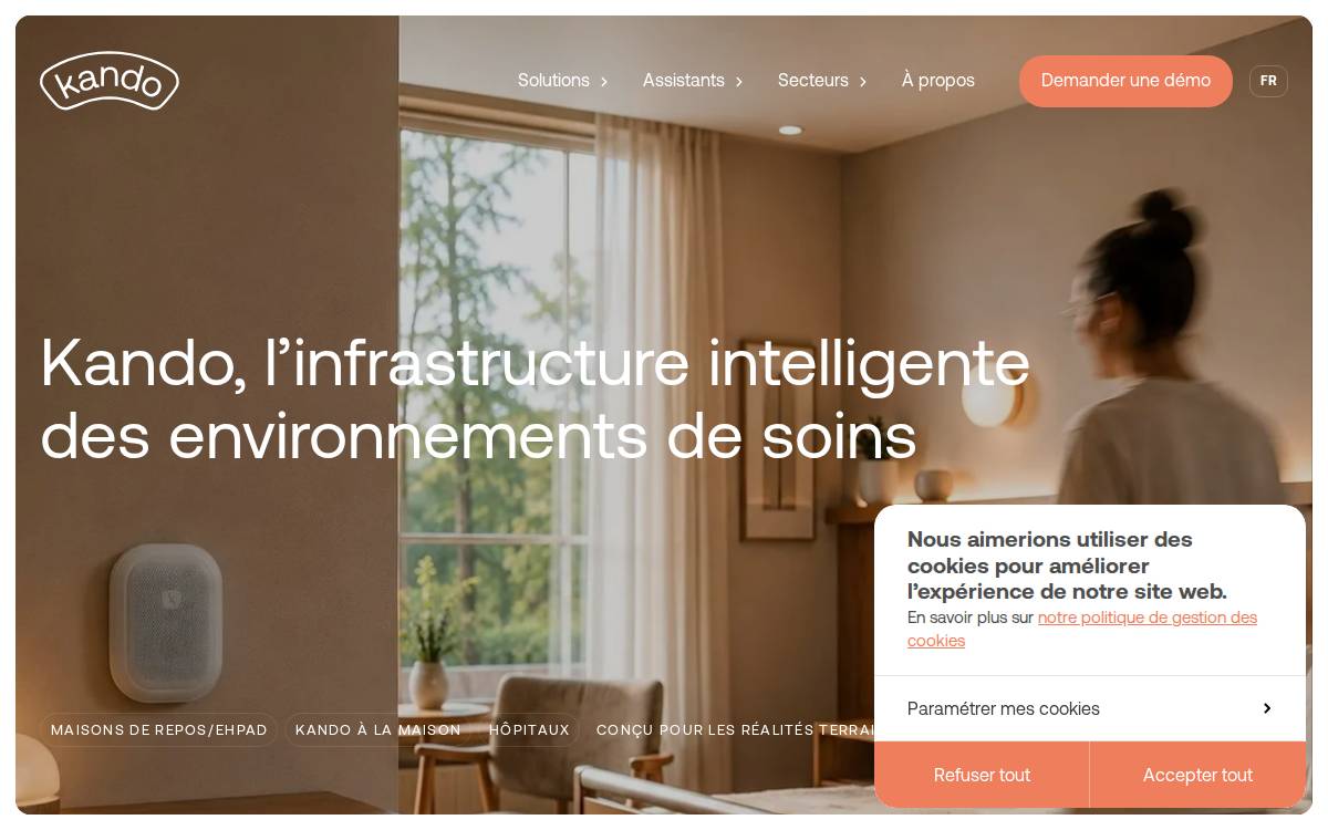 Kando website preview