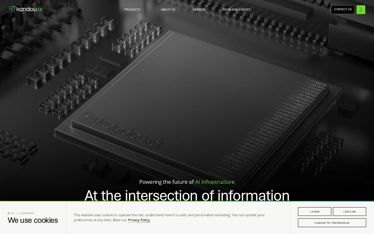 Kandou website preview