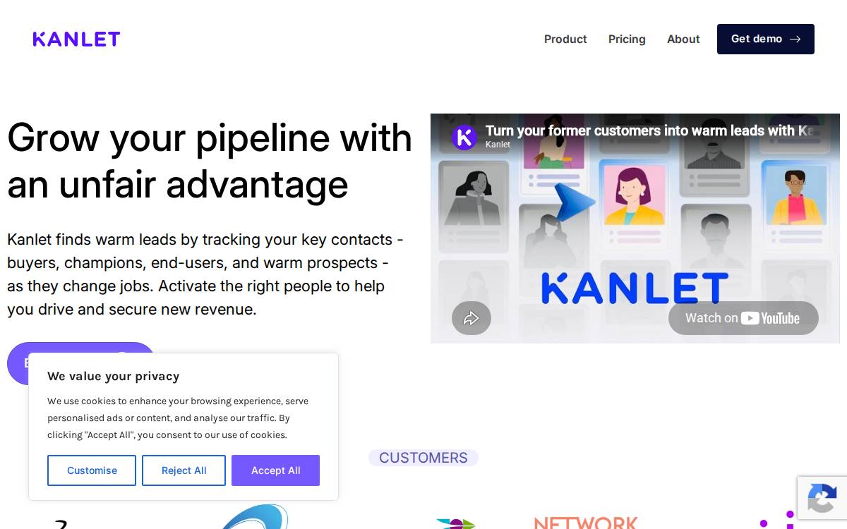 Kanlet website preview