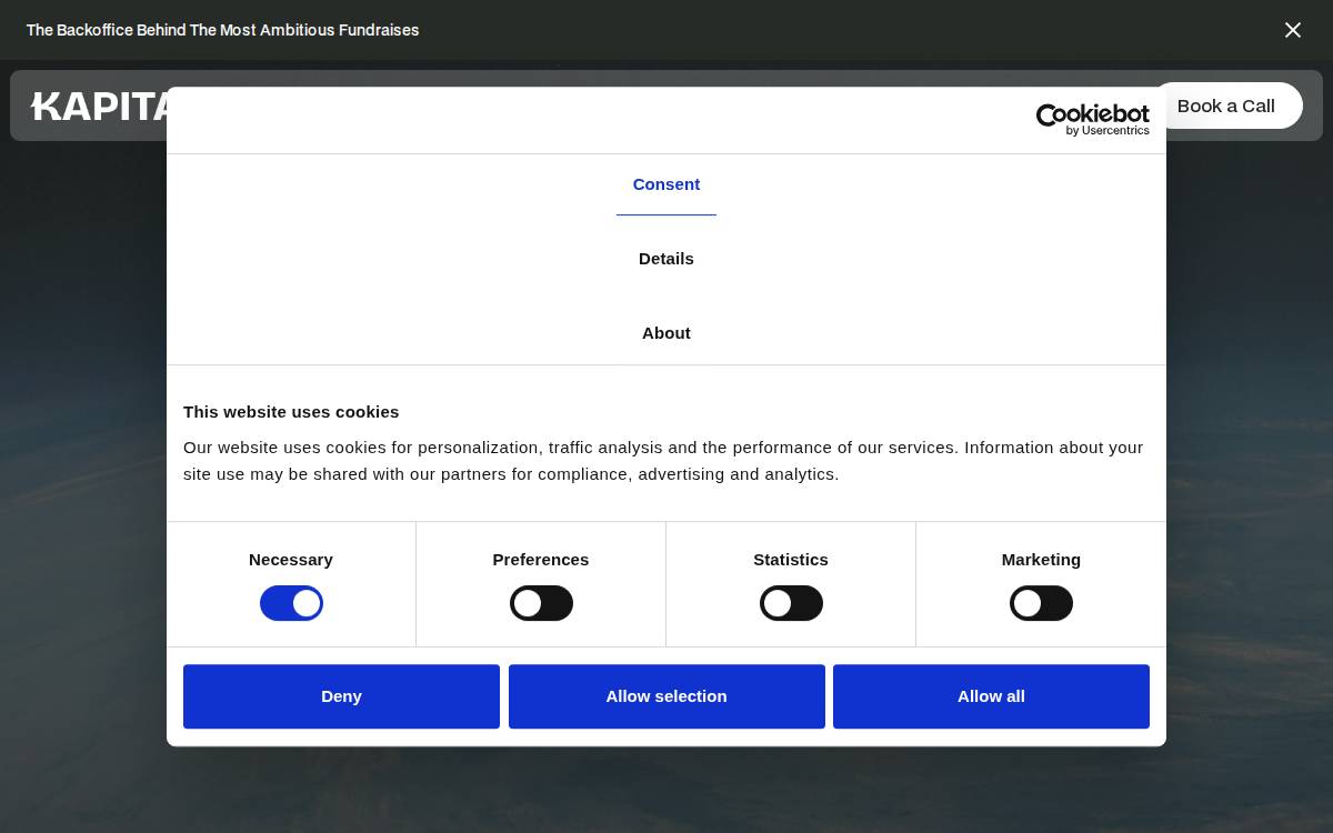 KAPITAL website preview