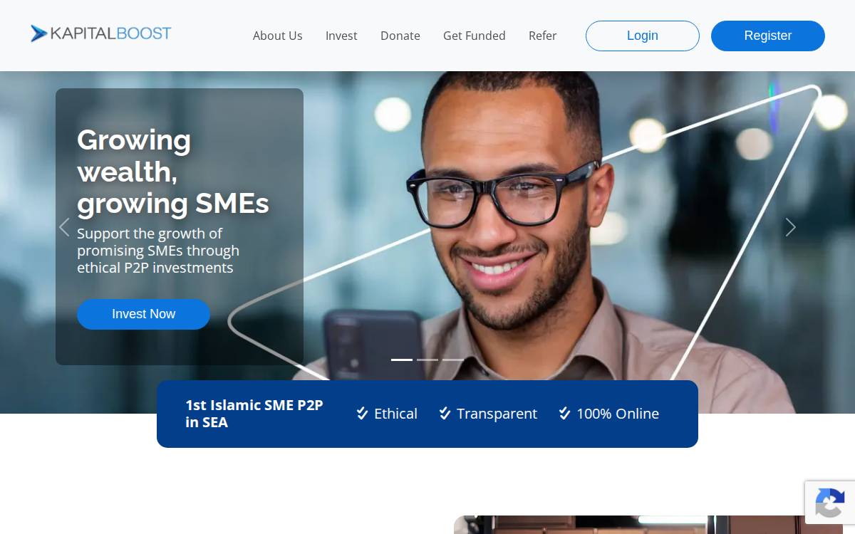Kapitalboost website preview