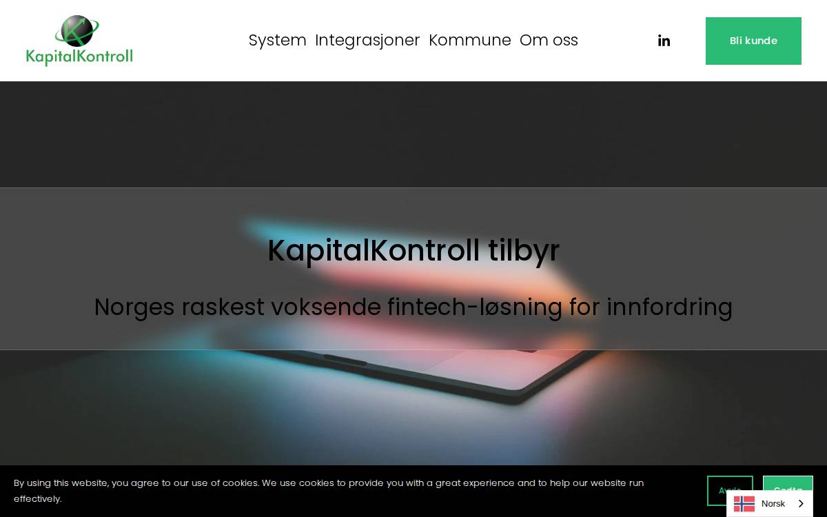 KapitalKontroll website preview