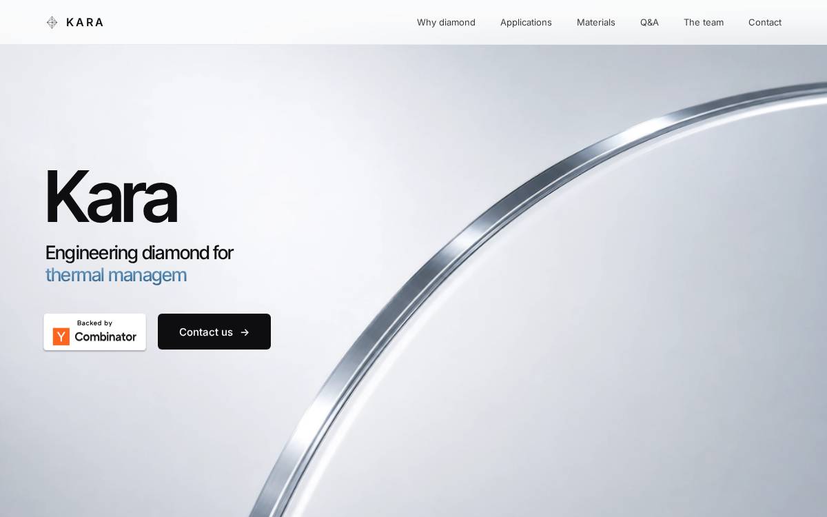 Kara website preview