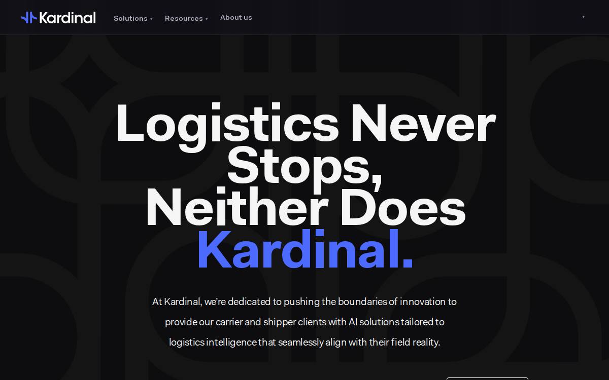Kardinal website preview