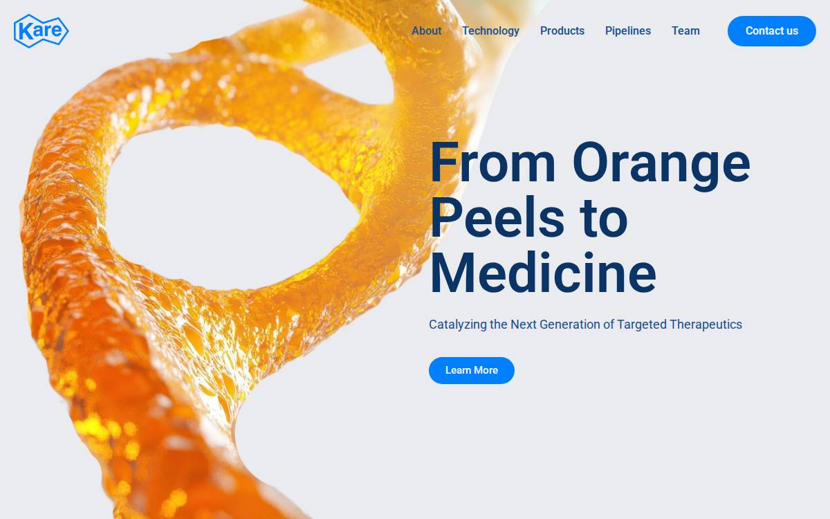 Kare Chemical Technologies website preview
