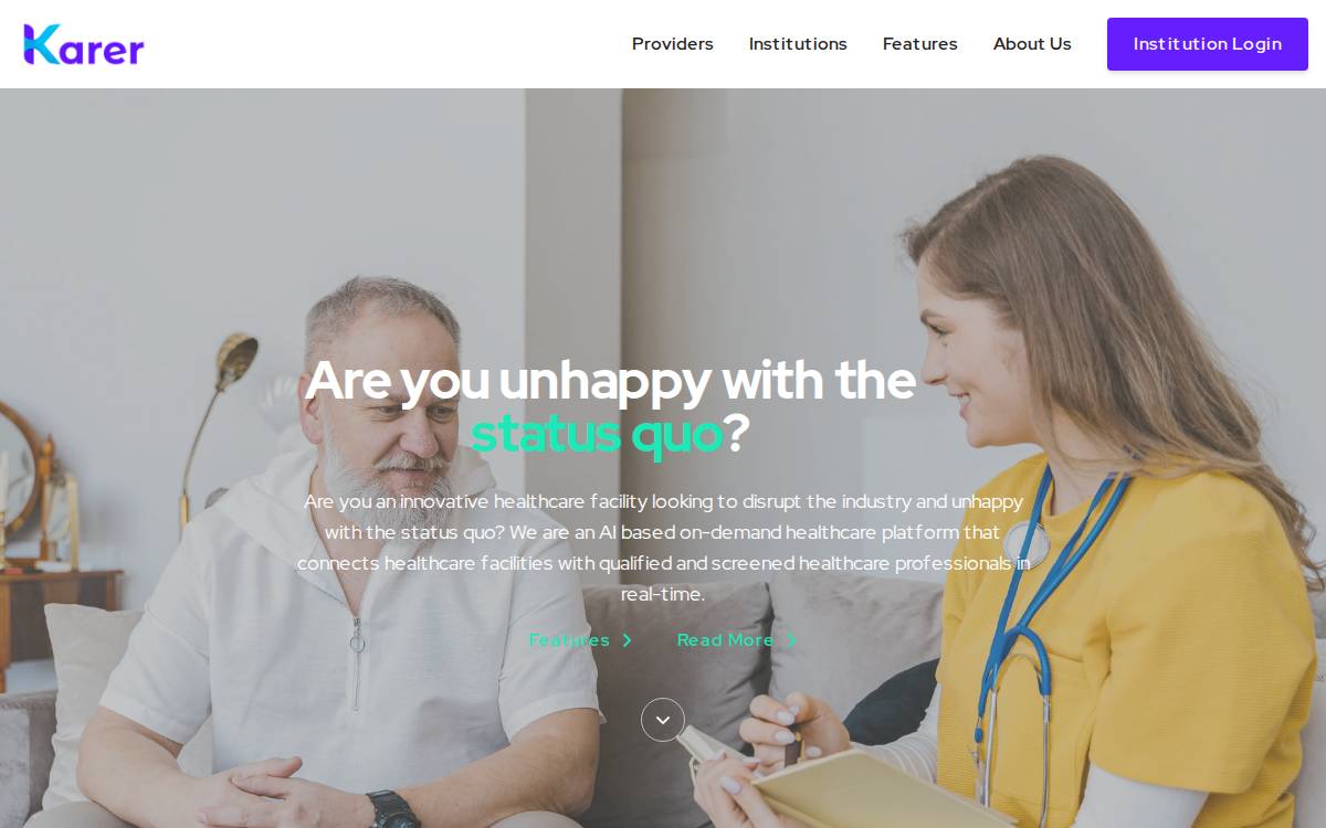 Karer Inc Website website preview