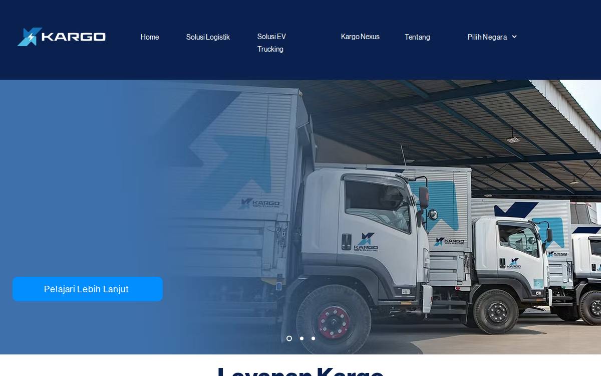 Kargo Technologies website preview