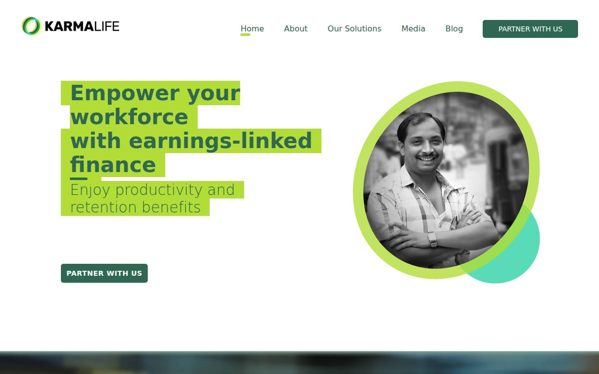 KarmaLife website preview
