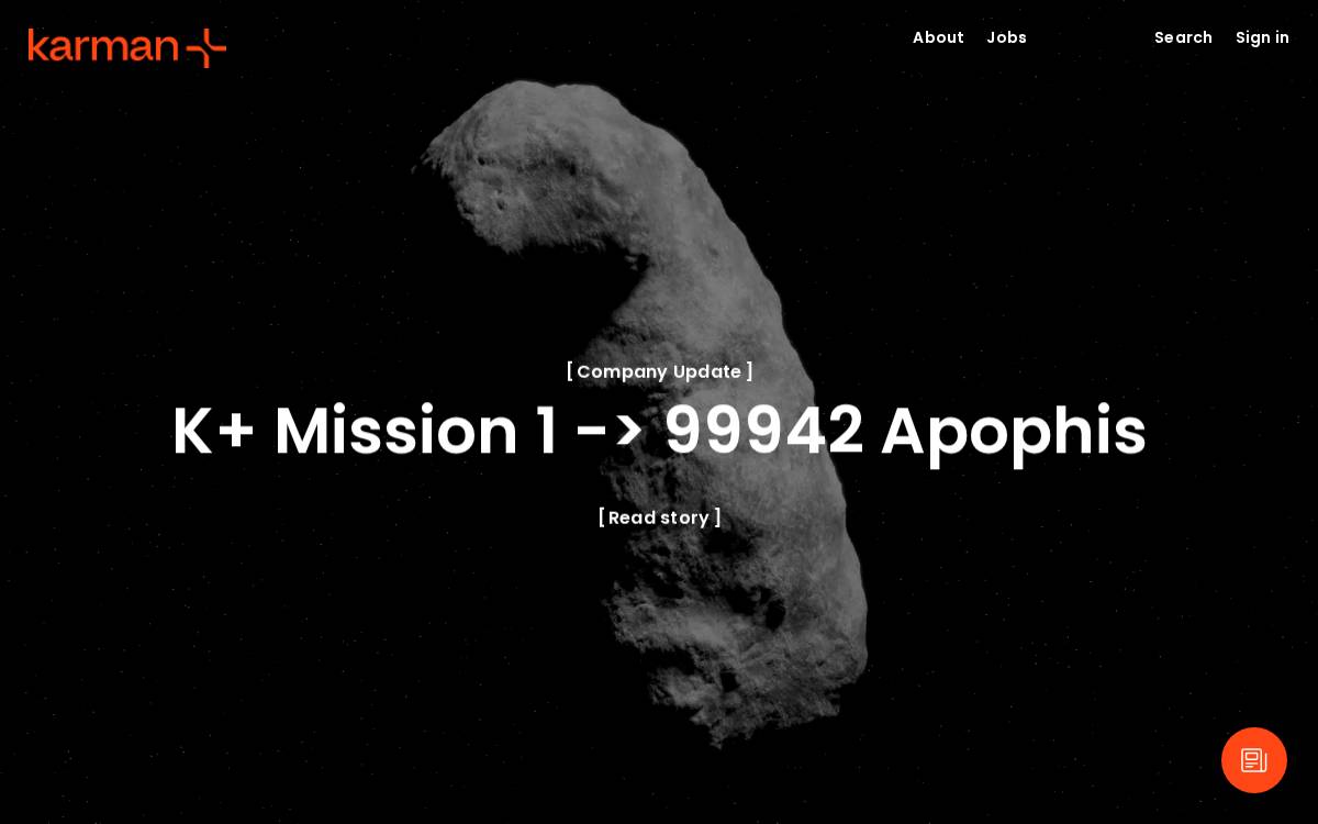 Karman+ website preview