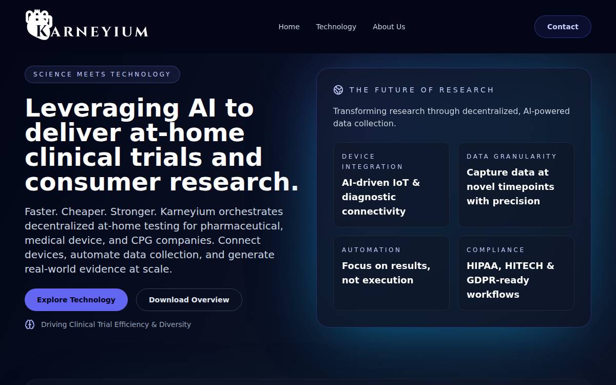 Karneyium  Health website preview