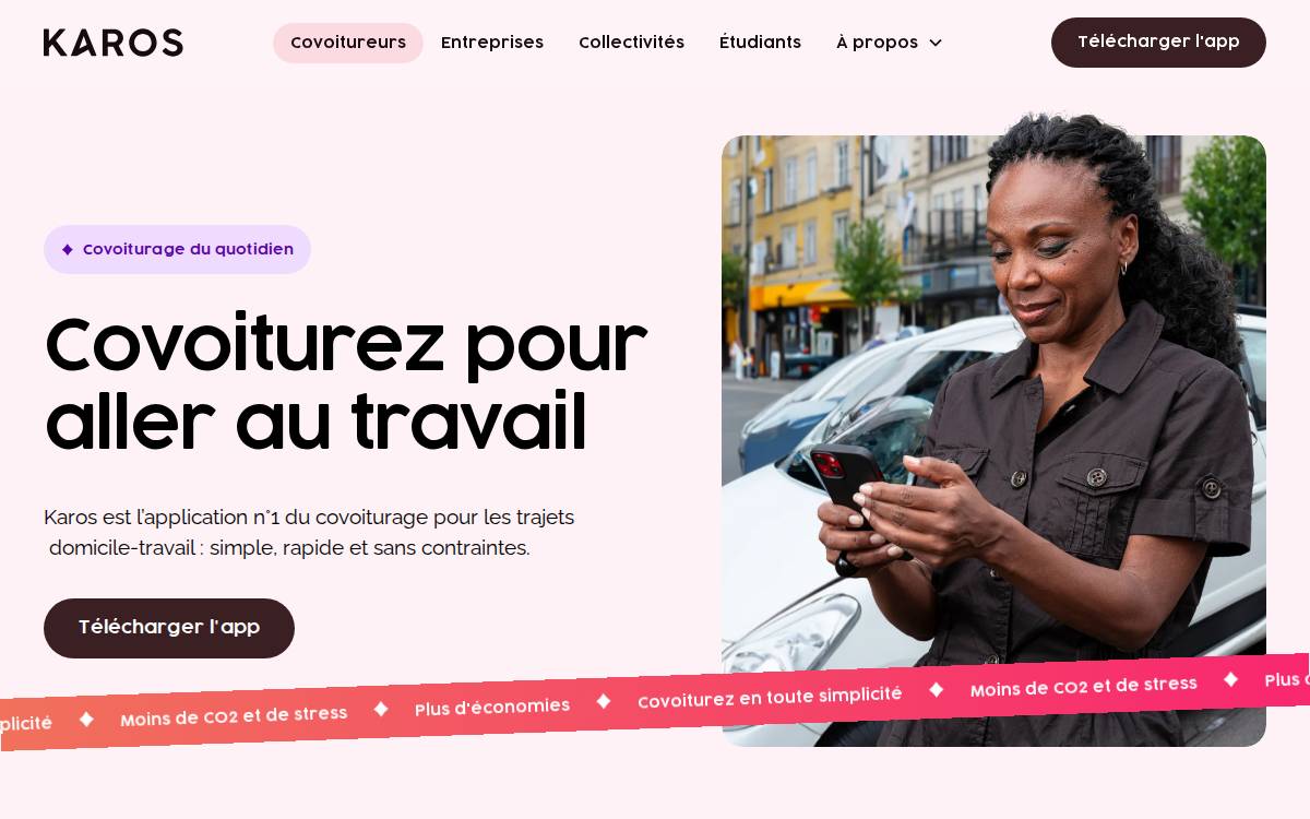 Karos website preview