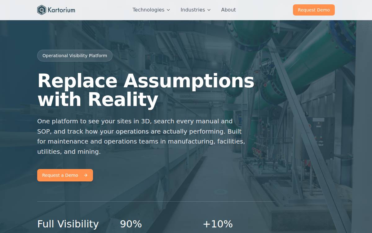 Kartorium website preview