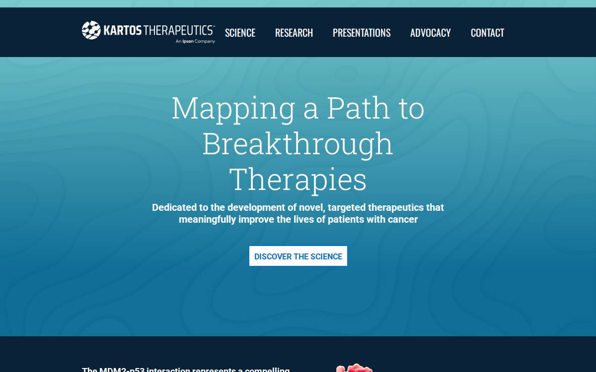 Kartosthera website preview