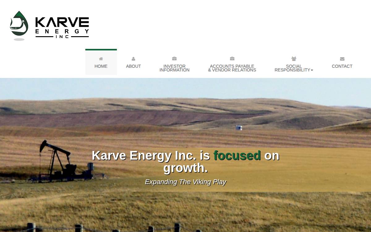 Karveenergy website preview