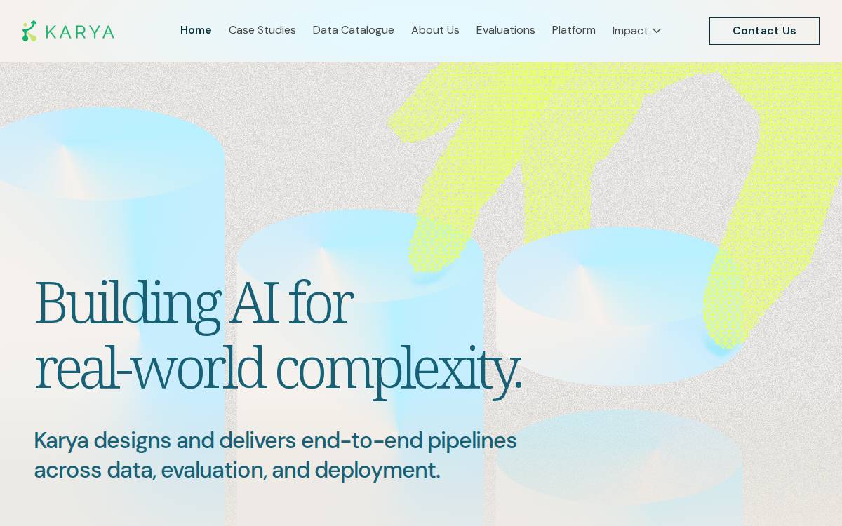 Karya website preview