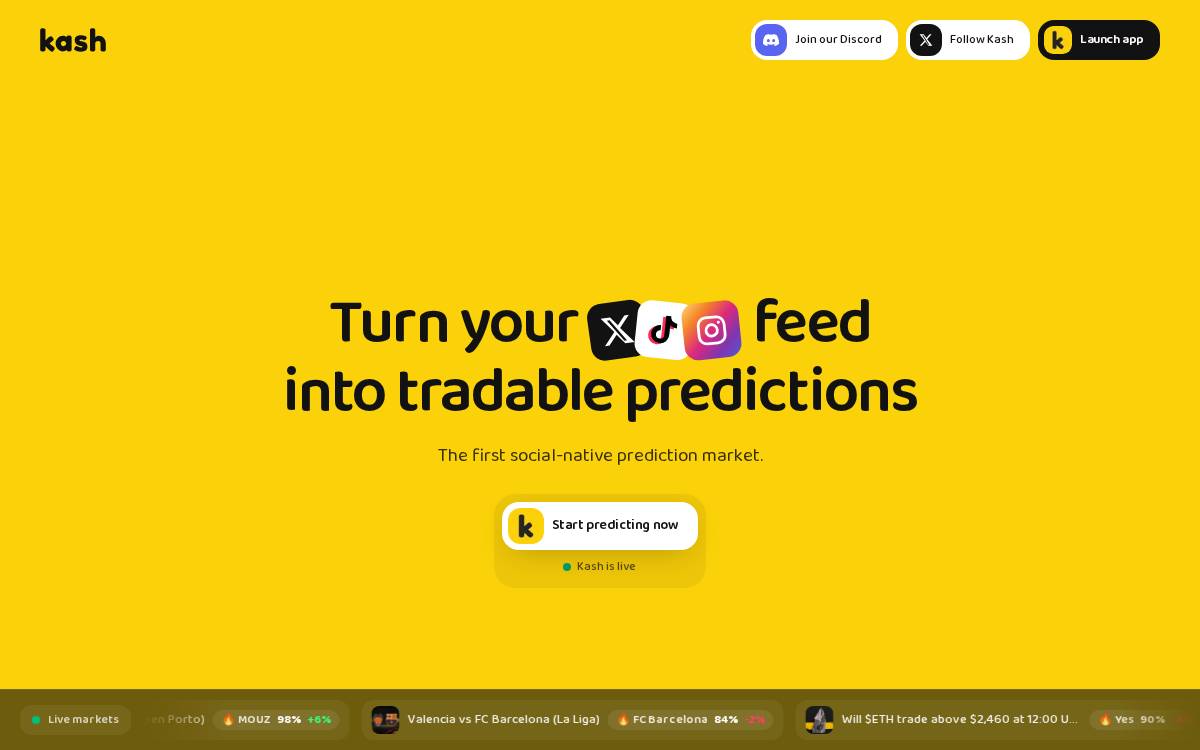 Kash website preview