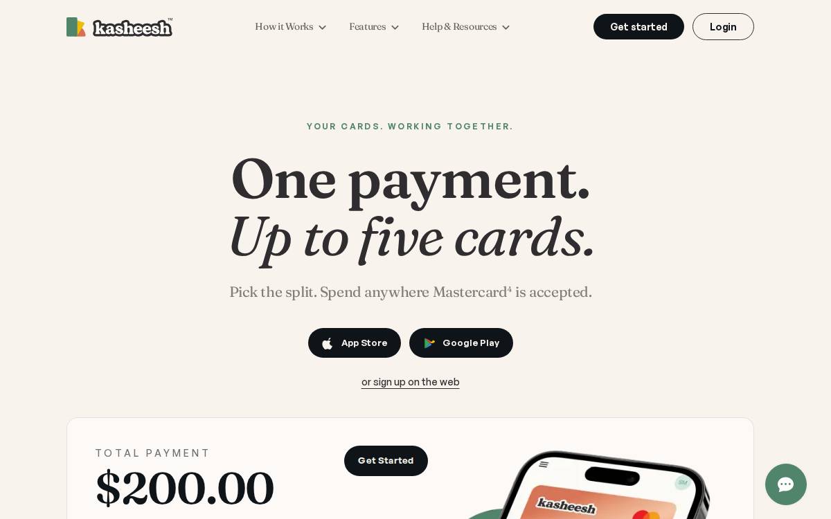 Kasheesh website preview
