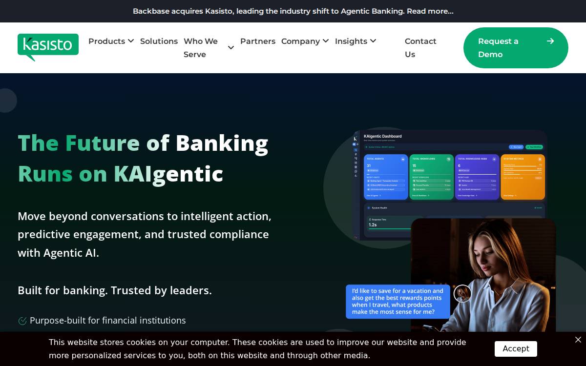 Kasisto website preview