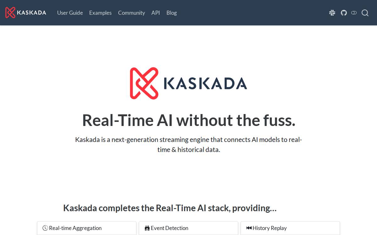 Kaskada website preview
