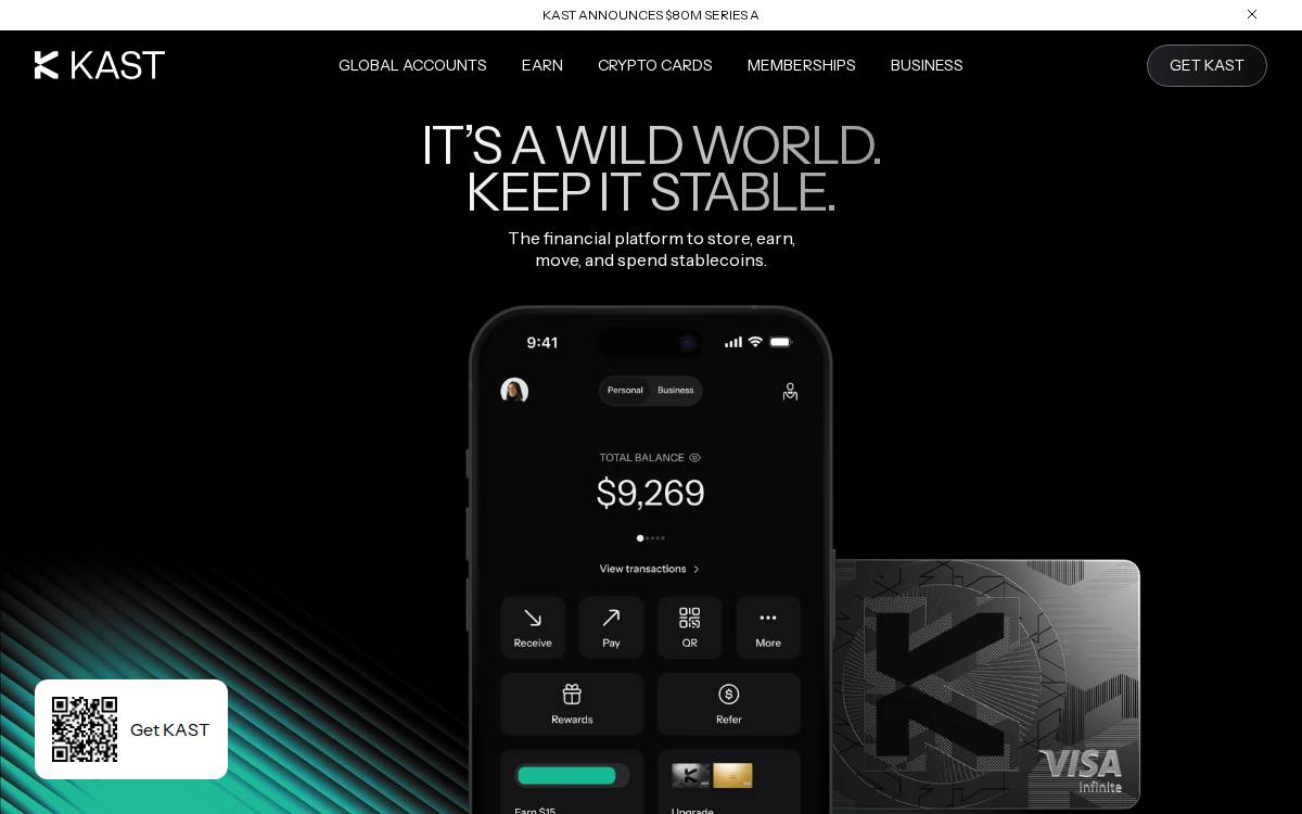 KAST website preview