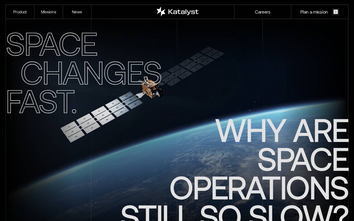 Katalyst Space website preview