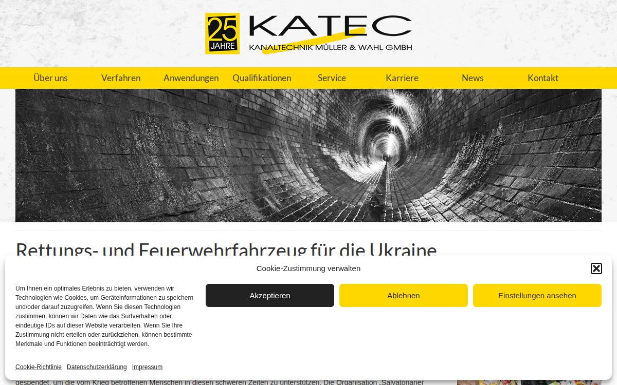 Katec Kanaltechnik Müller & Wahl GmbH website preview