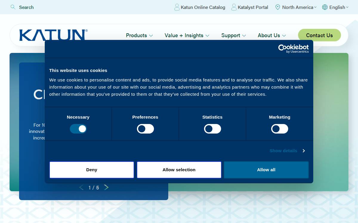 Katun.com website preview