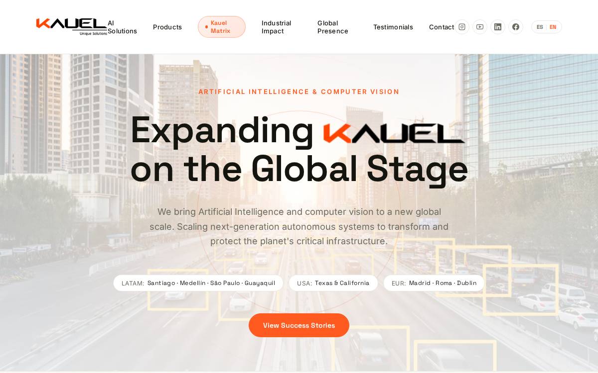 Kauel website preview