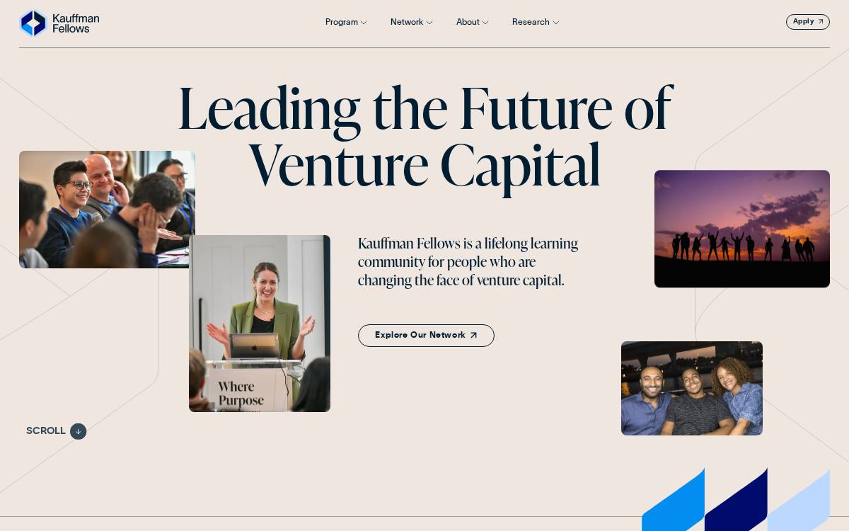 Kauffman Fellows website preview
