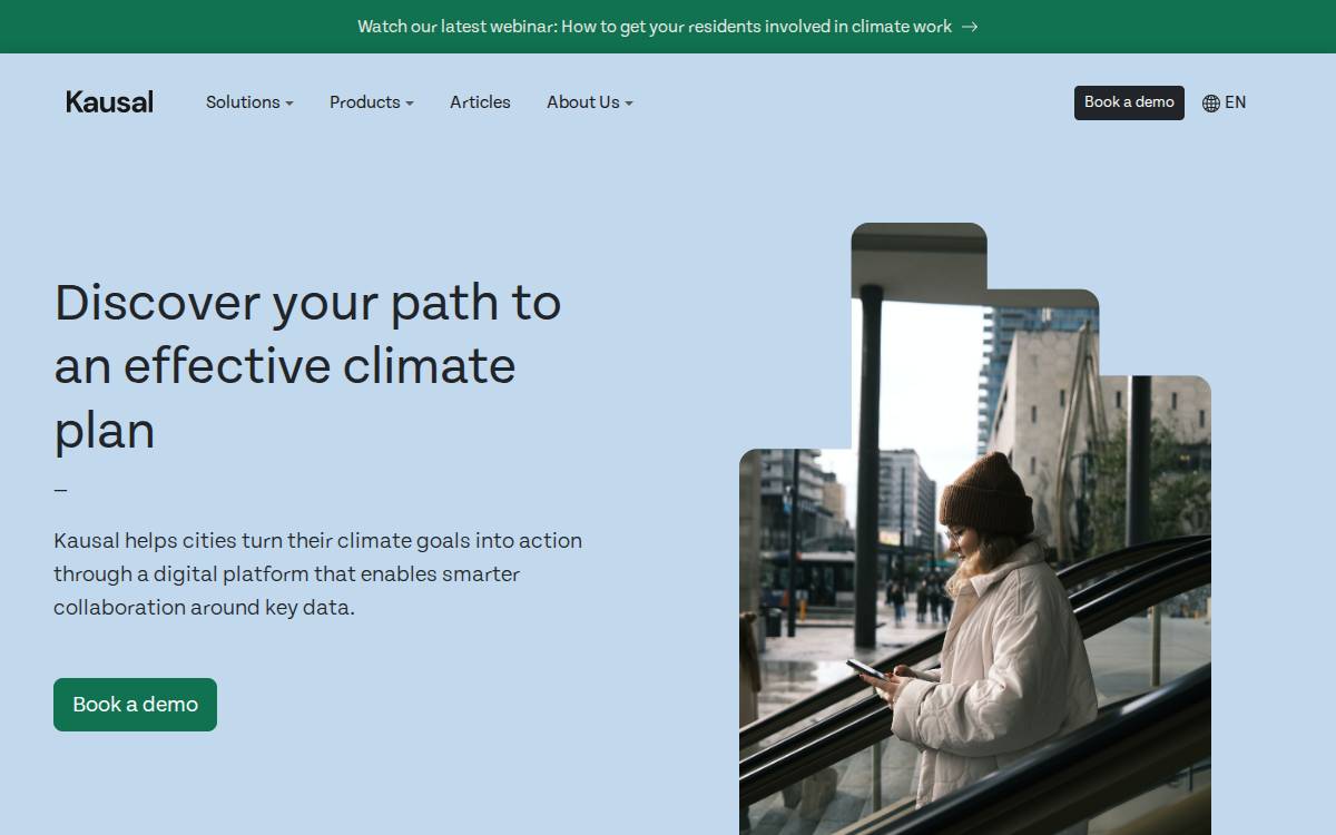 Kausal website preview