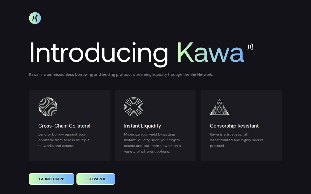 Kawa website preview