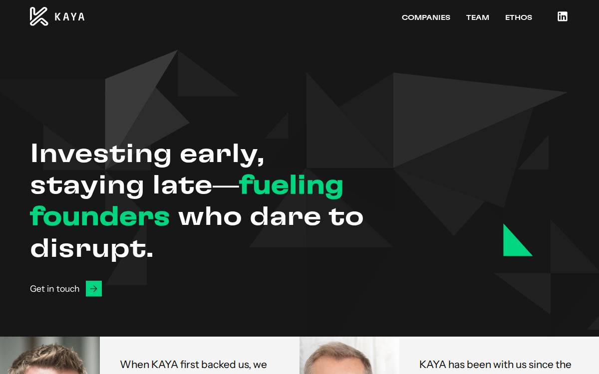 KAYA website preview