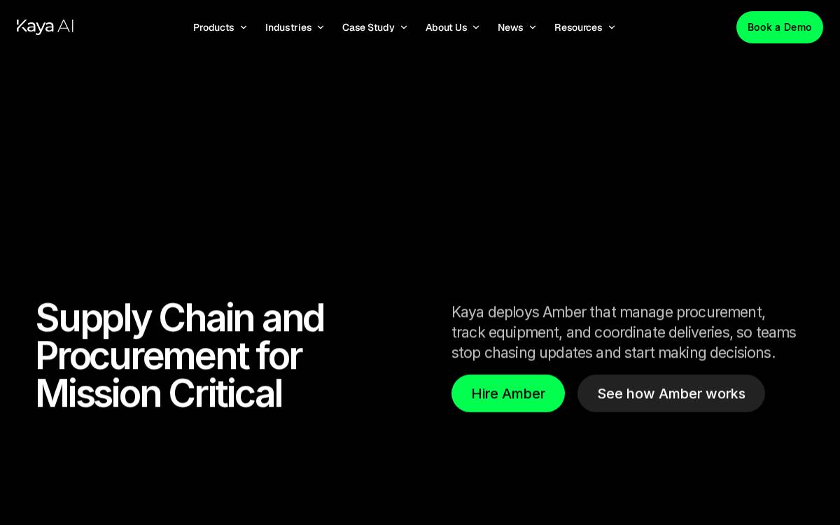 Kaya website preview