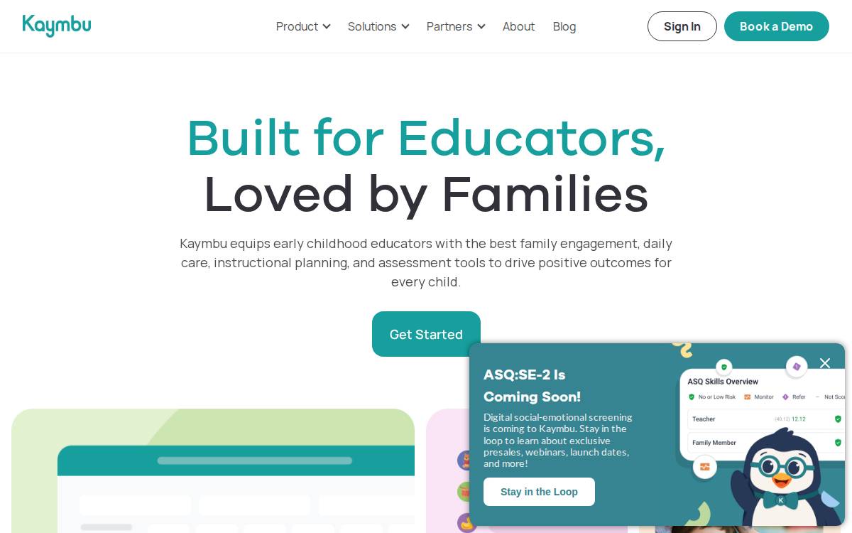 Kaymbu website preview