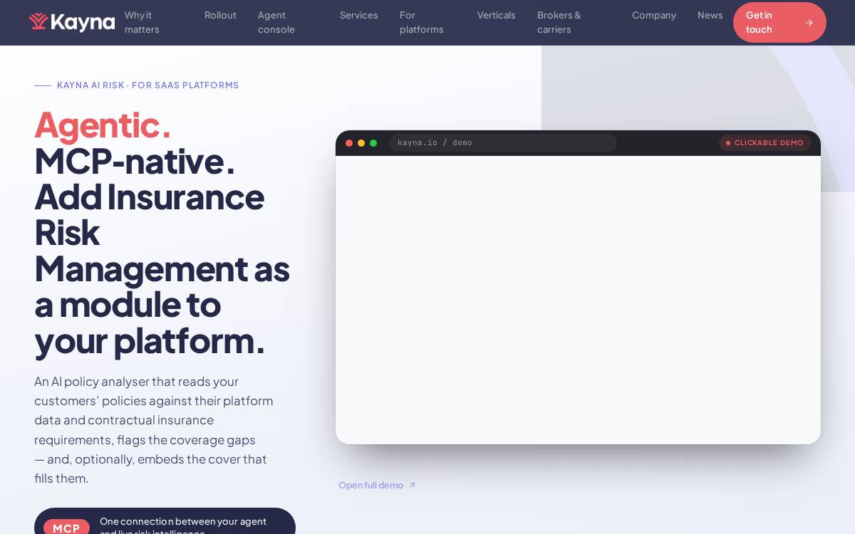 Kayna website preview