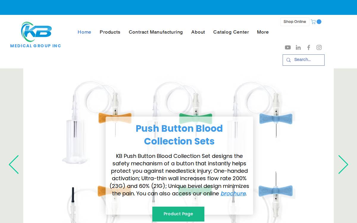 Kbmed website preview