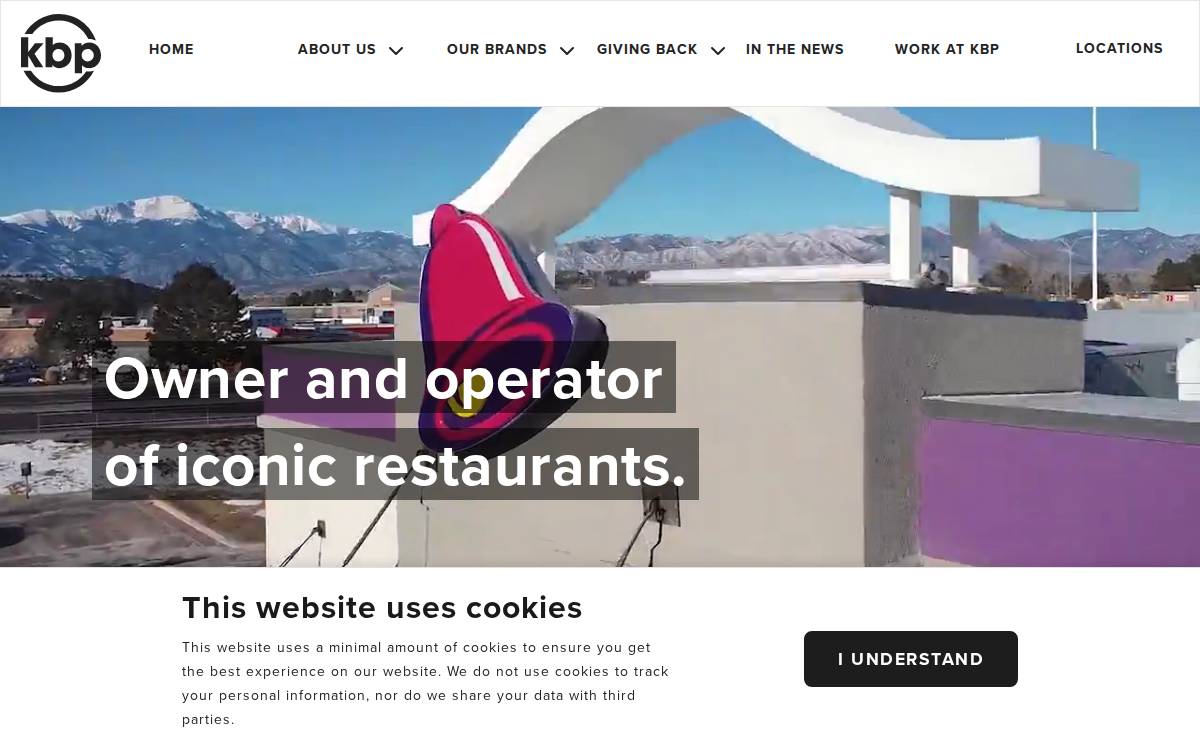 KBP Brands website preview