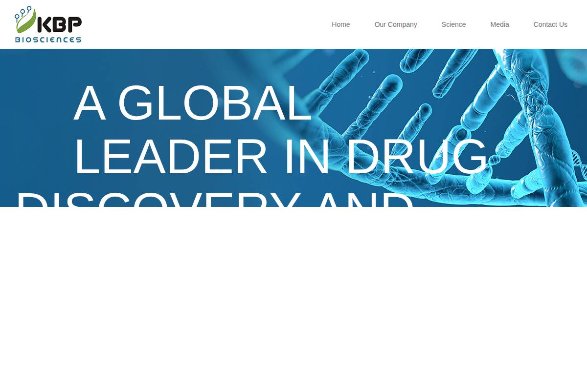 Kbpbio website preview