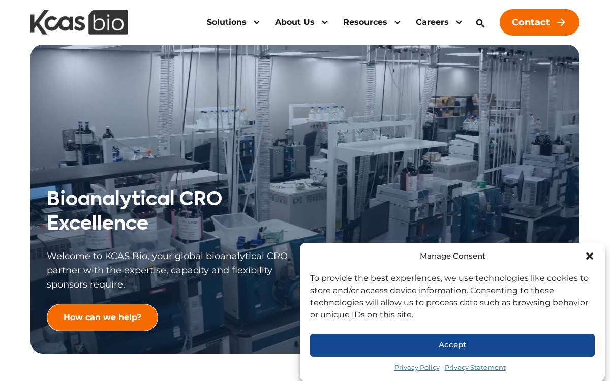 Kcasbio website preview