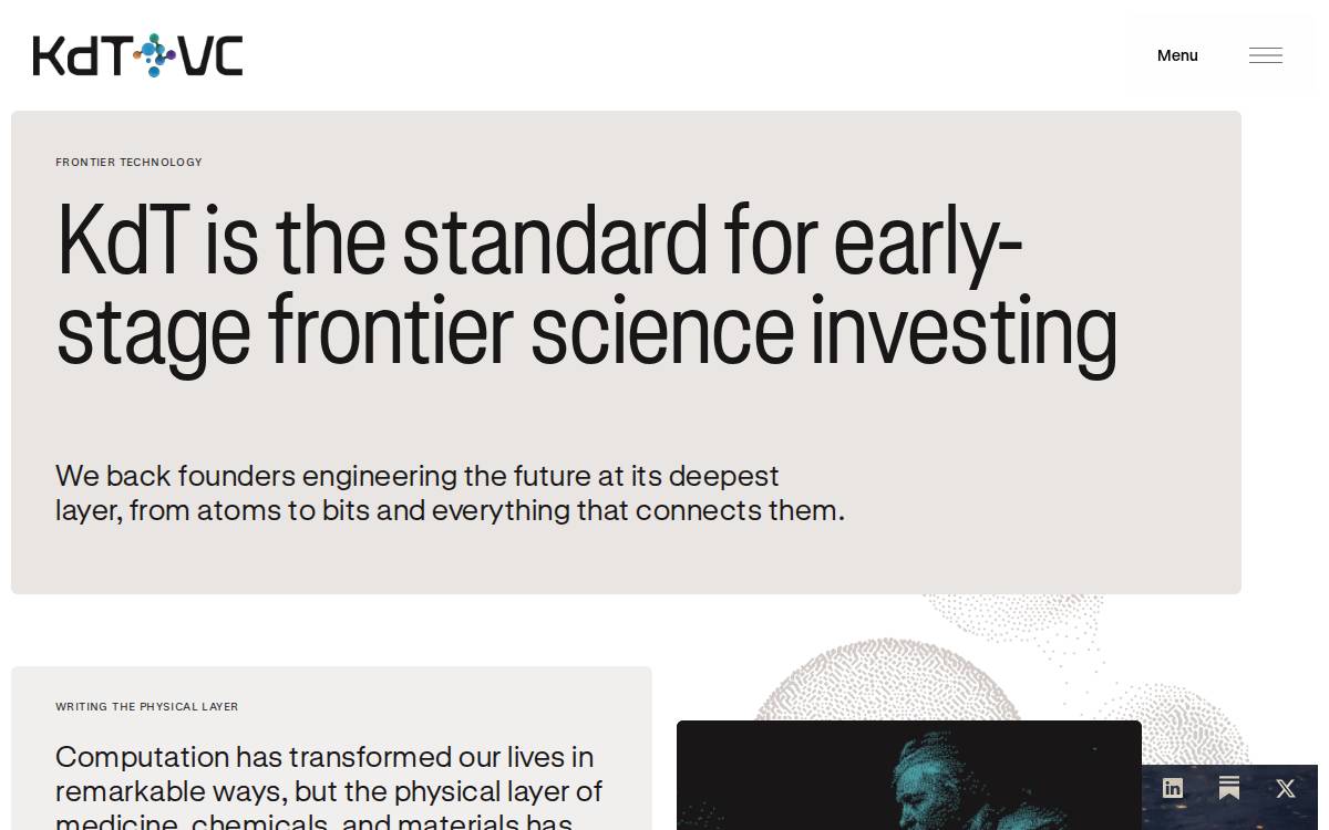 KDT Ventures website preview
