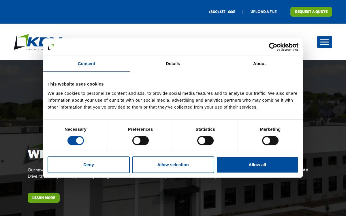 Kdvlabel website preview
