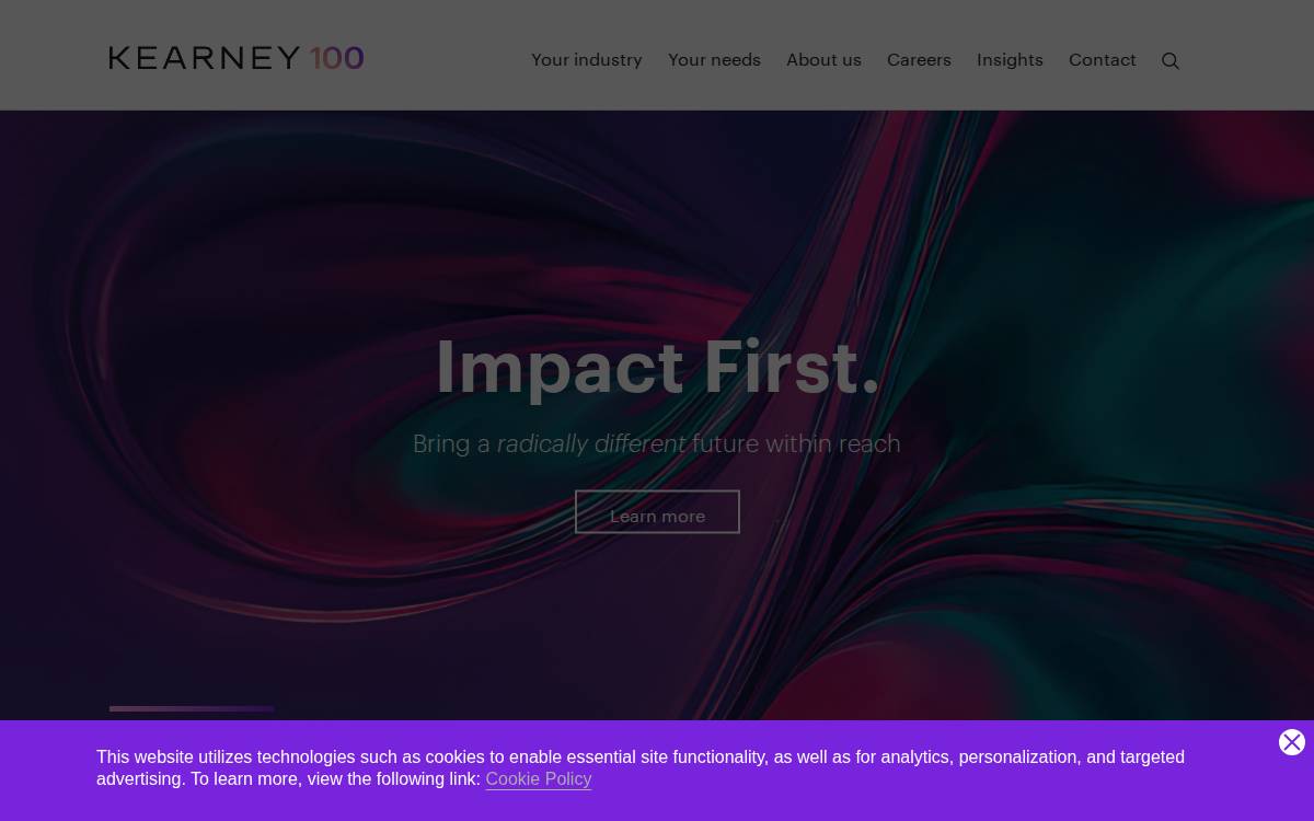 Kearney website preview