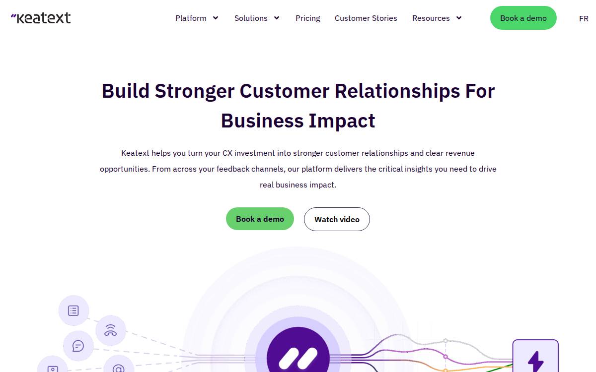 Keatext website preview
