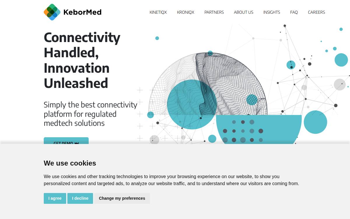 KeborMed website preview