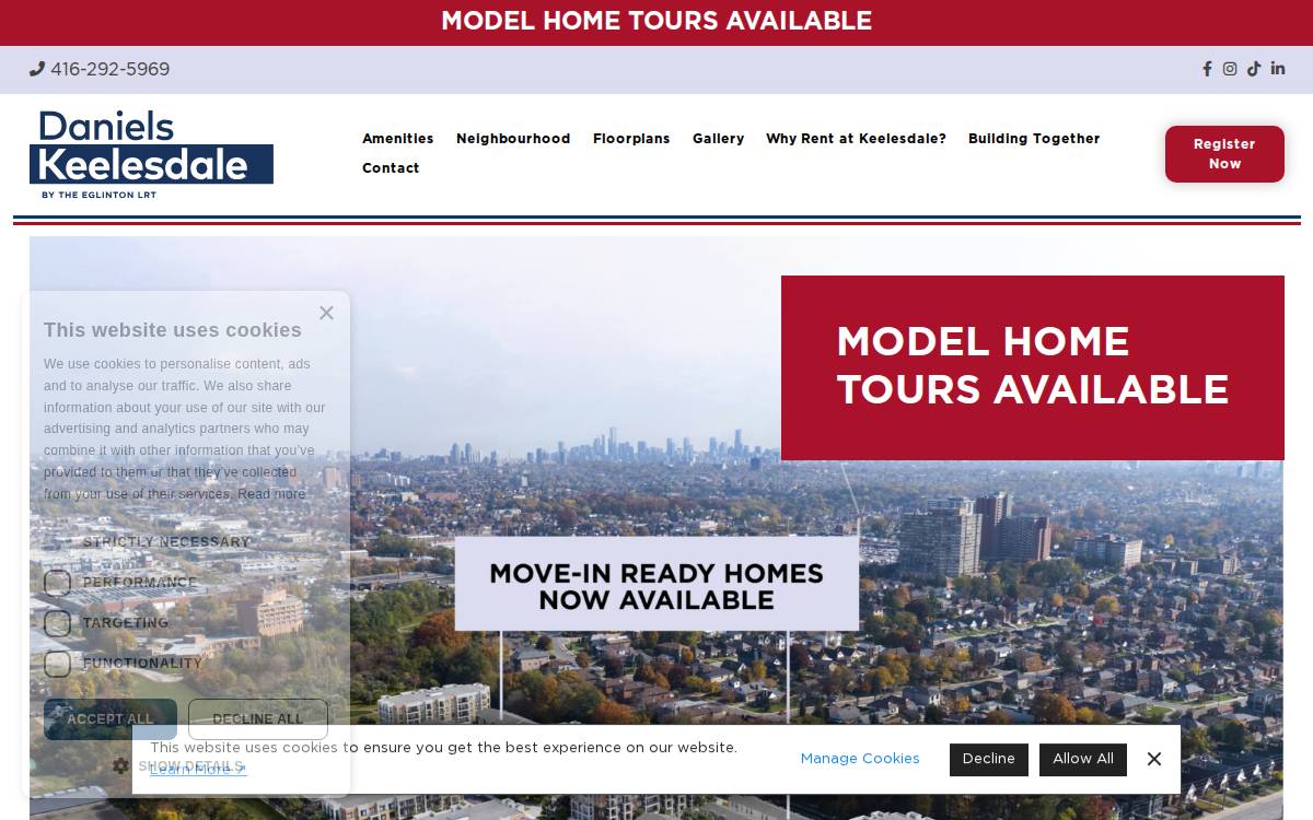 Keelesdale website preview