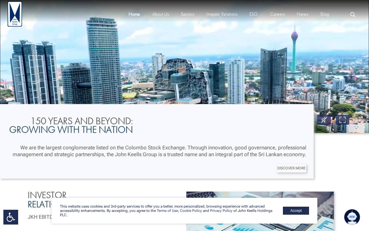Keells website preview
