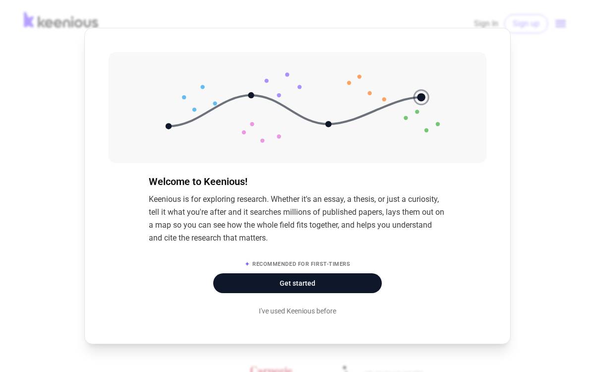 Keenious website preview
