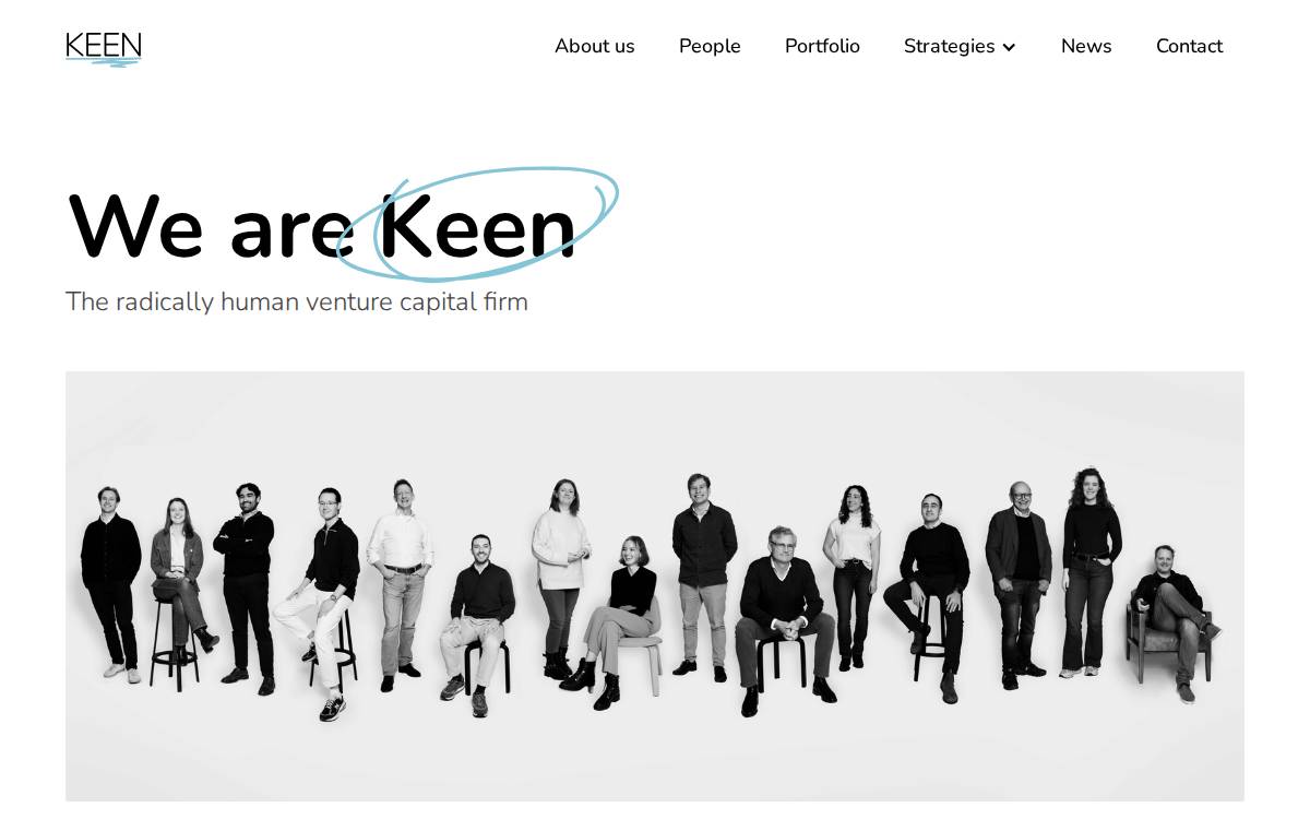 Keenventurepartners website preview