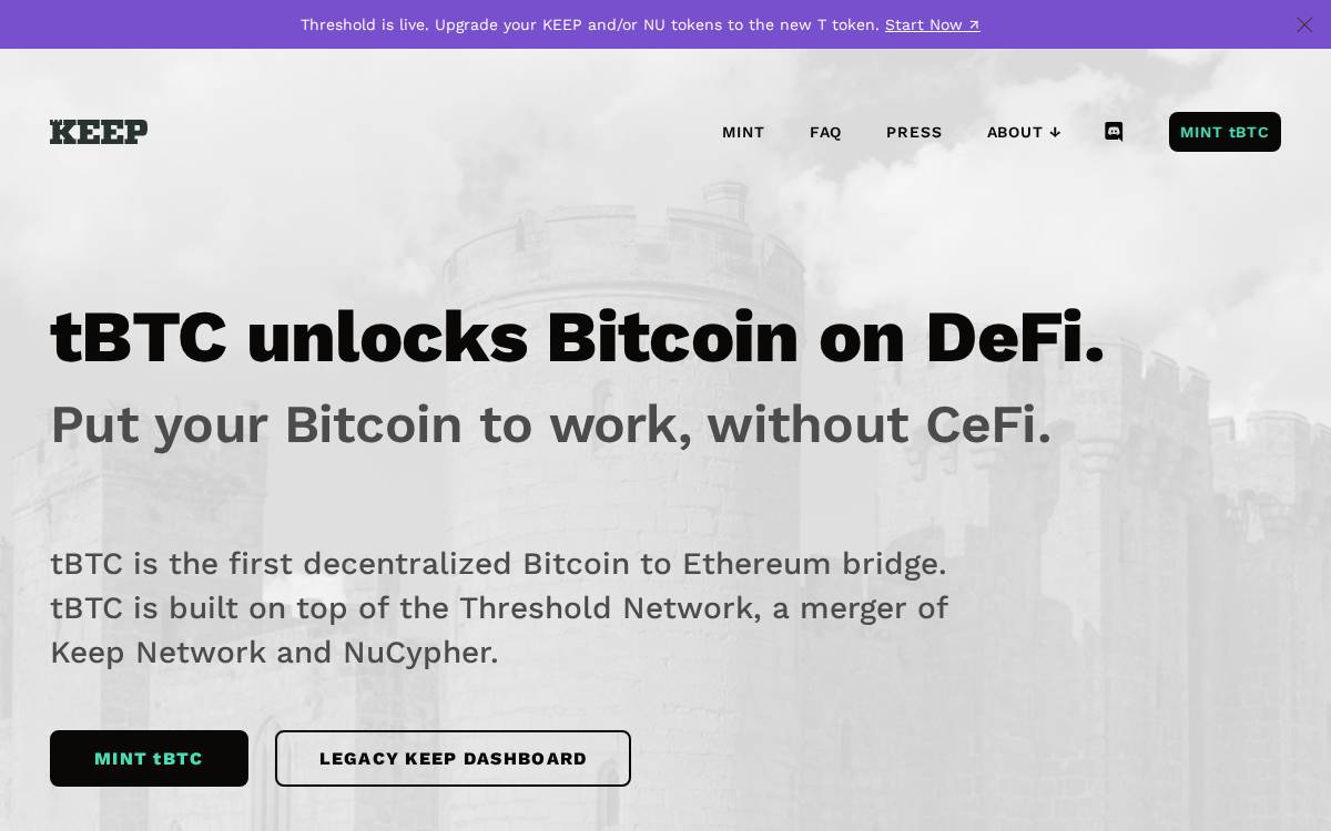 Keep Network website preview